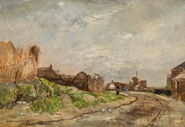 Französische Landschaft bei Cayeux
